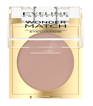 Тени для век матовые Eveline Wonder Match, 02 Neutral nude, 3 г