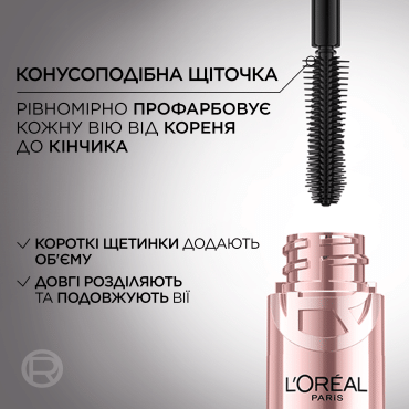 Туш для вій L'Oreal Paris Paradise Big Deal чорна, 9.9 мл фото 3