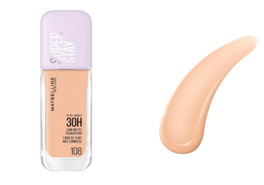 Тональна основа з природним матовим фінішем Maybelline New York Super Stay Lumi-Matte 108, 35 мл
