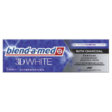 Зубна паста Blend-a-med 3D White Вугілля деревне 75 мл фото 1