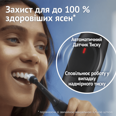 Електрична зубна щітка Oral-B iO 2 Ультрачорна фото 5