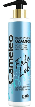 Шампунь для волос Delia CAMELEO WAVES CURLS для вьющихся волос кератиновый, 250 мл
