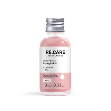RE.CARE локальное средство от прыщей подсушивающее Anti-Pimple Drying Lotion, 10 мл фото 6