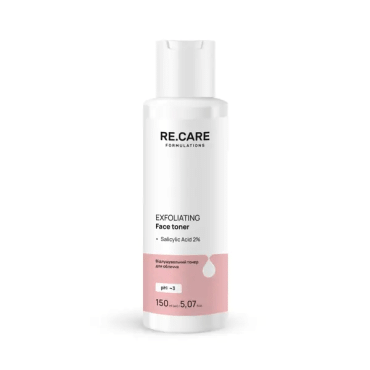 RE.CARE тонер для лица отшелушивающий Exfoliating Face Toner, 150 мл фото 2