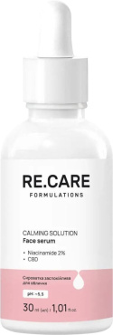 Сироватка для обличчя RE.CARE Calming Solution Face Serum заспокійлива 30 мл