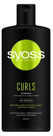 Шампунь Syoss Intense Curls для хвилястого і кучерявого волосся 440 мл