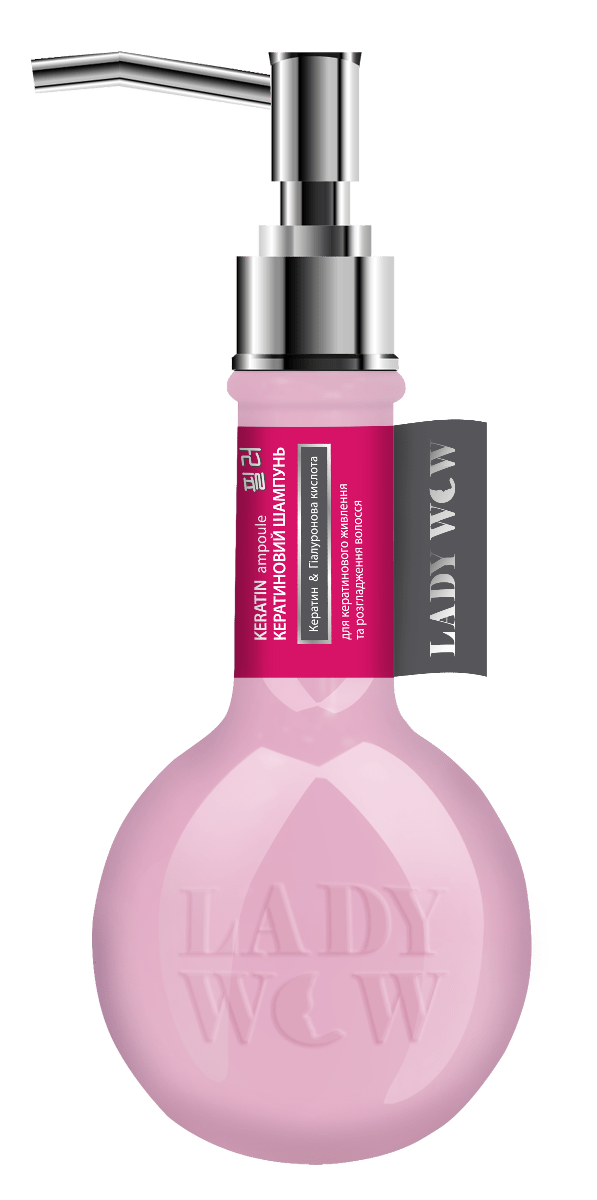 Шампунь для волос Lady Wow Keratin Ampoule, 350 мл