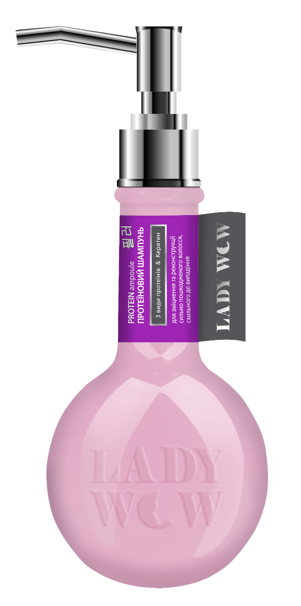 Шампунь для волосся Lady Wow Протеїновий Protein Ampoule, 350 мл
