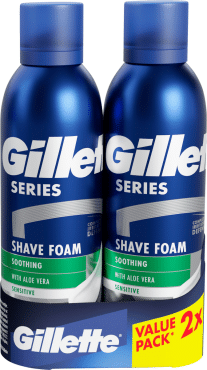 Піна для гоління Gillette Series заспокійлива, 2*200 мл