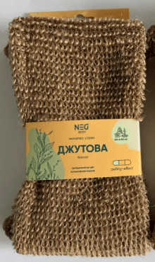 Мочалка NEO стреп банна джутова, 1 шт.