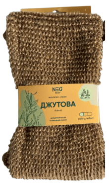 Мочалка NEO стреп банна джутова, 1 шт.