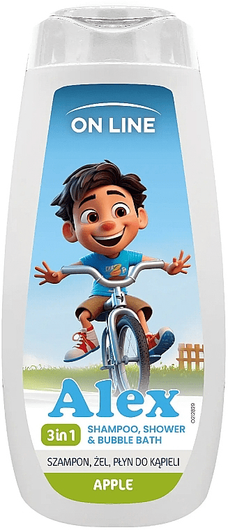 ON LINE шампунь и гель для душа 3в1 ALEX, 400мл