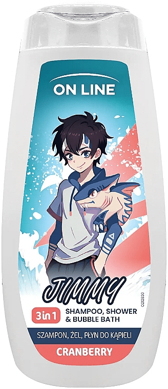 ON LINE шампунь и гель для душа 3в1 JIMMY, 400мл