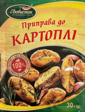 Любисток Приправа для картофеля 30 г, 1 шт
