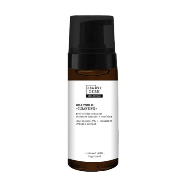Beauty derm пінка ніжна для вмивання з протеїнами вівса та церамідами Skin Fiction, 150мл фото 2