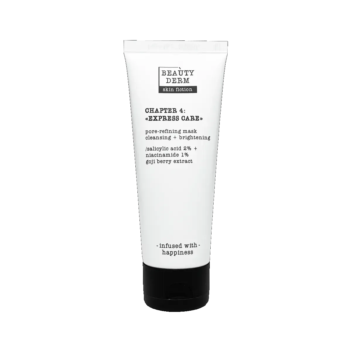 Beauty derm маска для очищення пор з саліциловою кислотою та ягодами годжі Skin Fiction, 75мл