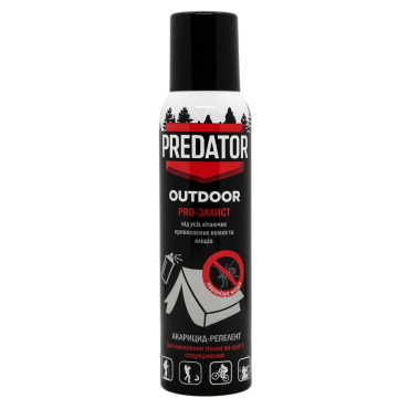 Аерозольний акарицидно-репелентний засіб PREDATOR OUTDOOR, 150 мл
