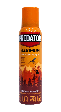 Аэрозольное репеллентное средство PREDATOR MAXIMUM, 150 мл