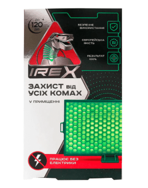 Пластина фумігаційна від усіх видів комах IREX, 1 шт