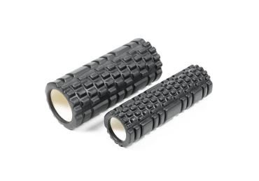 EasyFit Масажний ролик Grid Roller Double, чорний, 33 см