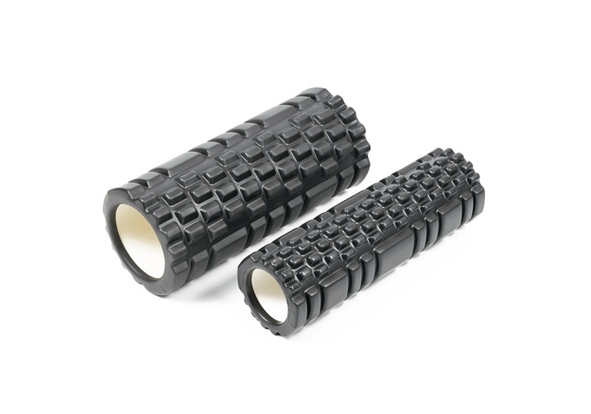 EasyFit Масажний ролик Grid Roller Double, чорний, 33 см
