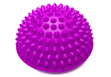 EasyFit Массажная полусфера (киндербол), фиолетовая, 15 см