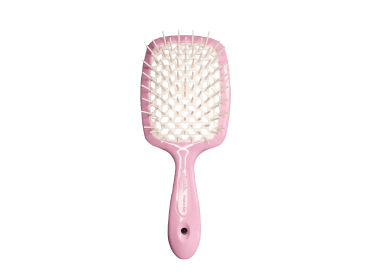 Щетка массажная JANEKE Superbrush Standart,  пудровый с белым