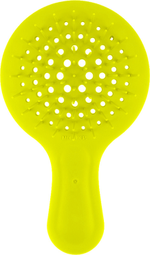 Щетка массажная JANEKE Mini Superbrush, желтая