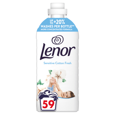 Кондиционер для белья Lenor Свежесть хлопка 59 циклов стирки 1.239 л