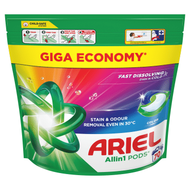 Капсулы для стирки Ariel Все-в-1 Для цветного 70 шт