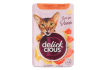 Корм для дорослих котів DELICKCIOUS лосось та сир в крем-супі, 85г