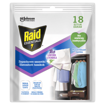 Raid Подушечки від молі Лаванда, 18 шт