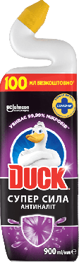 Засіб для чищення туалету Duck суперсила антиналіт 900 мл