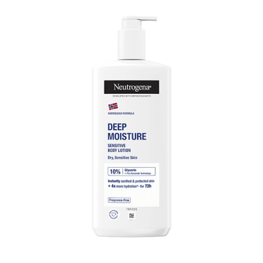 Лосьон для тела Neutrogena Глубокое увлажнение для сухой кожи Norwegian Formula, 400 мл