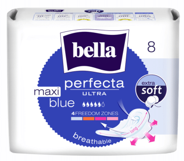 Прокладки гігієнічні Bella Perfecta Ultra Maxi Blue, 8 шт.