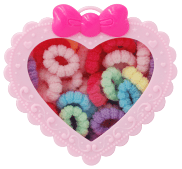 Набор для волос Violetta детский подарочный бокс сердце 1 шт