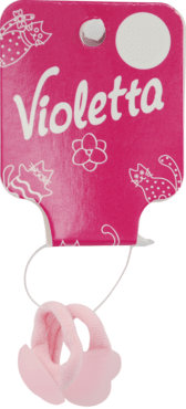 Резинки для волос Violetta детская с украшением сердечка (CH-SPR-25-14) 2 шт.