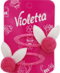 Заколки-хлопавки Violetta дитячі для волосся з милими блискучими вушками 2 шт