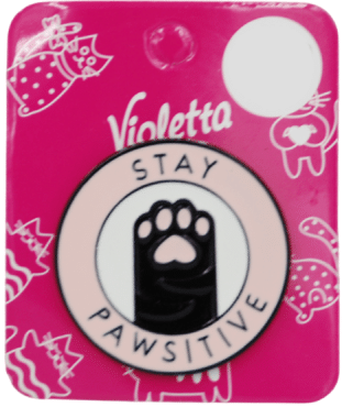 Брошь-значок Violetta Лапка 1 шт.