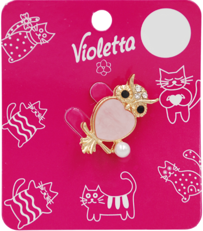 Брошка Violetta Сова 1 шт.