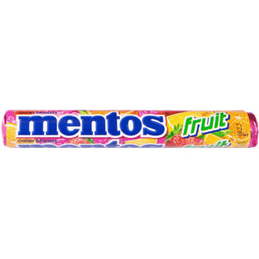 Жувальне драже Mentos Фруктовий, 37 г