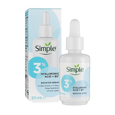 Сыворотка-бустер для лица Simple с гиалуроновой кислотой и витамином B5, 30 мл фото 1