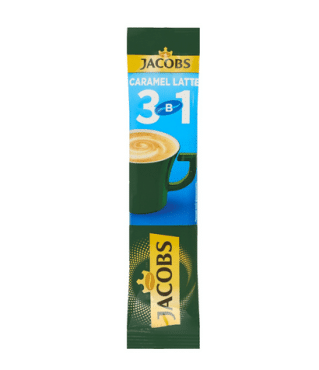 Кофе растворимый 3в1 Jacobs Карамель Латте, 12,3 г