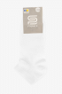 Premier Socks носки мужские короткие с полосками вокруг стопы, размер 25 белые