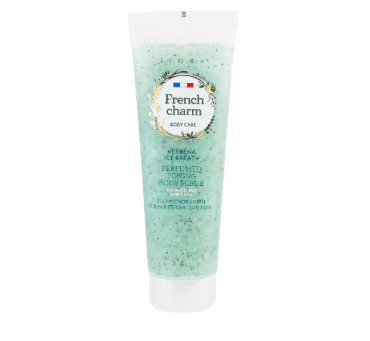 Скраб для тіла Liora очищуючий парфумований Verbena Ice Breath, 335 г