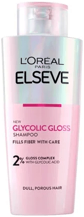 Шампунь L'Oréal Paris Elseve Glycolic Gloss для придания блеску и смягчения волос, 200 мл.