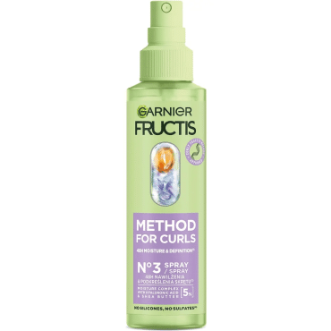 Несмываемый спрей Garnier Fructis Curls Method для волнистых и кудрявых волос, 150 мл