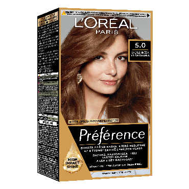 Стійка гель-фарба для волосся L'Oreal Paris Preference відтінок 5.0, 174 мл фото 2