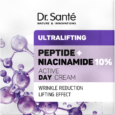 Крем для обличчя Dr.Sante активний денний Пептид + Ніацинамід Ultralifting, 50мл