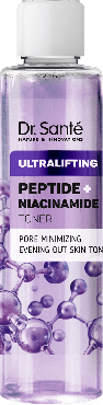 Тонер для обличчя Dr.Sante Пептид + Ніацинамід Ultralifting, 200мл